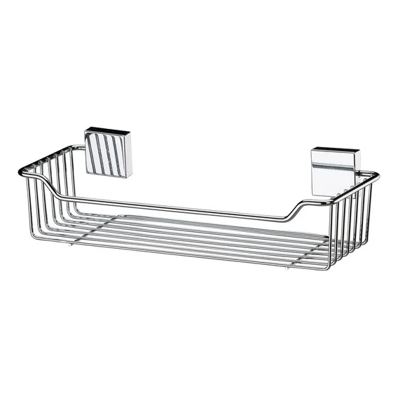Suporte Porta Shampoo Sabonete Parede Aço Inox 7501 Future Foto 1