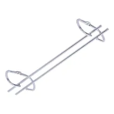 Suporte Porta Taças Gourmet 42cm Cromado de armário suspenso cromado Foto mini  2