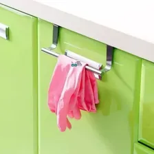 Suporte Portátil Pano Prato Toalha Porta Armário Inox 23cm 23 Cm Foto mini 3