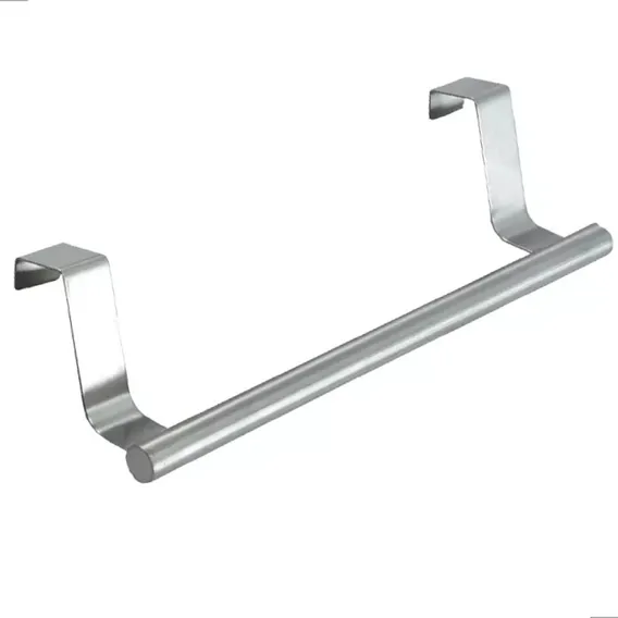 Suporte Portátil Pano Prato Toalha Porta Armário Inox 23cm 23 Cm Foto 1