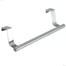 Suporte Portátil Pano Prato Toalha Porta Armário Inox 23cm 23 cm Foto mini 1