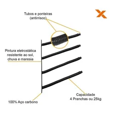 Suporte Prancha De Surf Inclinado Xproshape Para 4 Pranchas Foto mini 2