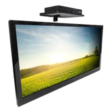 Suporte Prateleira Aço Receptor Conversor Dvd Fixa Tv Parede Foto mini  3