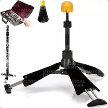 Suporte Profissional Hercules Travlite Para Clarinete Ds440b Foto mini 1