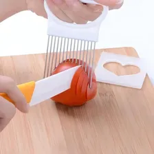 Suporte Segurador De Fatiar Alimentos Para Frutas E Legumes Cor Variadas Foto mini 4