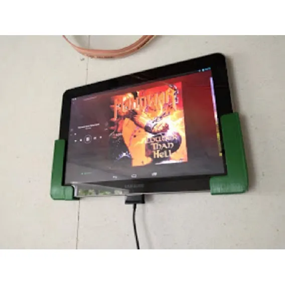Suporte Tablet iPad Apple Samsung De Parede Cor Branco Foto 1