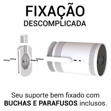Suporte Teto E Parede P/ Projetor Smart Samsung Freestyle Cor Branco Foto mini 4