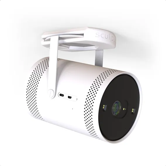 Suporte Teto E Parede P/ Projetor Smart Samsung Freestyle Cor Branco Foto 1