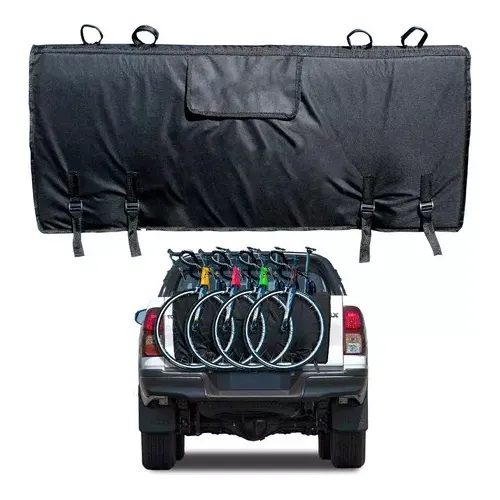 Suporte Trans Bike Protetor De Caçamba Para Picape 4 Bikes Cor Preto Foto 1