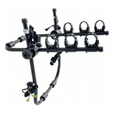 Suporte Transbike P/ 3 Bikes Apoio Fixo Sedan Hatch Suv True Cor Preto Foto mini 1
