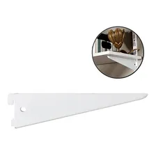 Suporte Trilho Para Prateleira Duplo Aço Branco 17cm Starfer Foto  mini 1