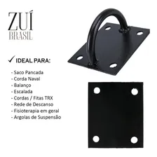 Suporte Trx Cadeira Balanço Rede Gancho Teto Parede 2 Peças Foto mini 4