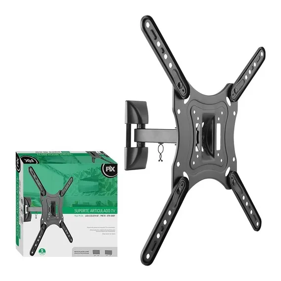 Suporte Tv Articulado Led Lcd 32 39 40 41 42 43 47 49 50 55 Foto 1