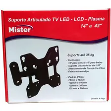 Suporte Tv Lcd Led Plasma Articulado 14 A 42 Pol Foto mini 2