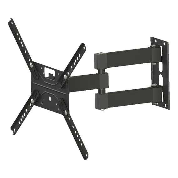 Suporte Tv Triarticulado Inclinação 14 A 55 Polegadas Preto Foto 1