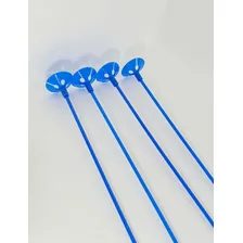 Suporte Vareta Pega Balão 30cm Azul 10 Unid Foto mini 2