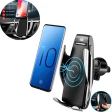 Suporte Veicular Automotivo Com Carregador Wireless Sem Fio Foto  mini 1