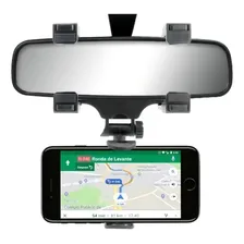Suporte Veicular Celular Gps Retrovisor Universal Articulado Foto mini 1