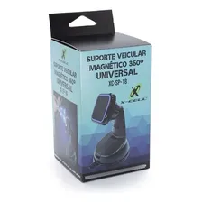 Suporte Veicular Universal Para Celular - Suporte Magnético Cor Preto Foto  mini 1
