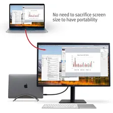 Suporte vertical Bookarc Twelve South para Apple Mac Book Space Grey Foto mini 4