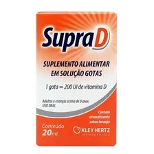 Supra D 20ml - Vitamina D Hertz Sabor Laranja Foto  mini 1