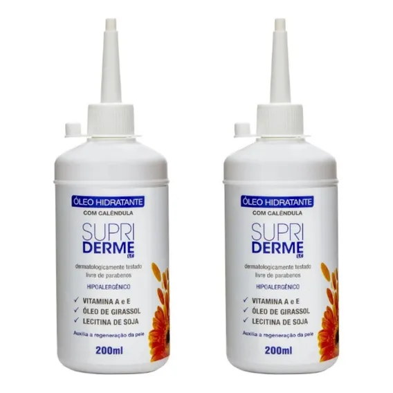 Supriderme Óleo De Girassol Hidratante Calêndula 200ml 2un Foto 1