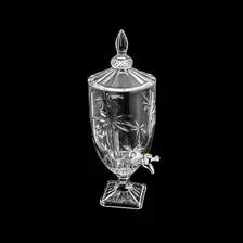 Suqueira Cristal Jarra Para Suco Com Torneira 4 Litros Wolff Foto mini  3