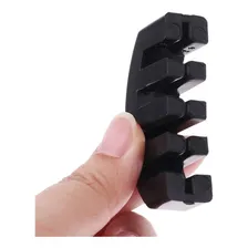 Surdina Abafador Silenciador De Estudo Para Violino Borracha Cor Preto Foto mini 1
