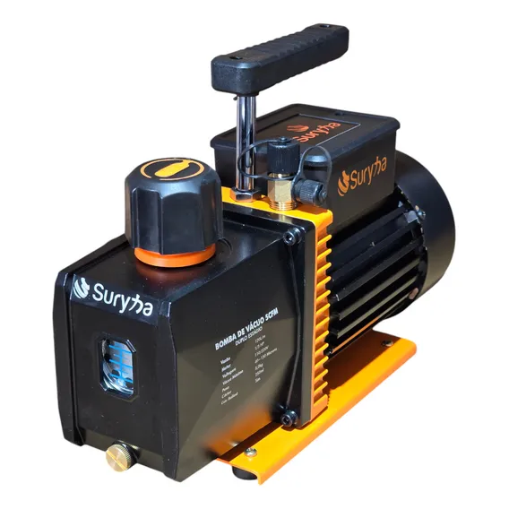 Suryha 5CFM duplo estágio bivolt bomba de vácuo ideal para ar condicionado 127/220V Foto 1