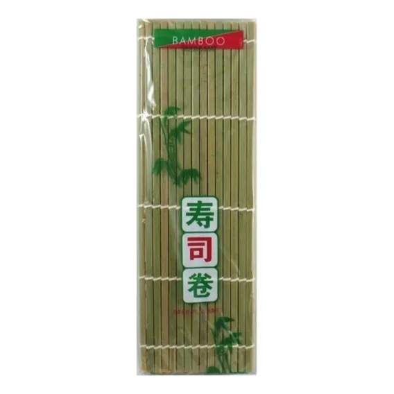Sushi Mat Esteira Bambu Enrolar Sushi Bamboo Sudare Foto 1