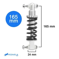 Suspensão Traseira Amortecedor Mola 165x7x650lbs Bike Foto mini 2