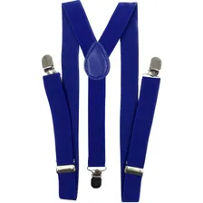 Suspens贸rio Adulto Azul Royal Padrinhos Vintage Foto mini 1