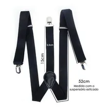 Suspens贸rio Adulto Juvenil Azul Marinho Unisex Foto mini 2