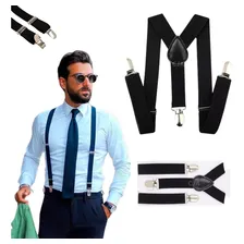 Suspensório Adulto Preto Ou Colorido - Feminino Masculino Foto  mini 1