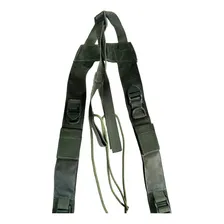 Suspens贸rio Militar De Campo Com Bolsos Cor Verde Foto mini 2