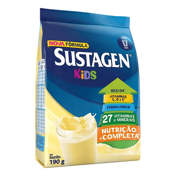 Sustagen Kids Baunilha 190g Foto 1
