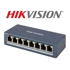 Switch 08 Portas Gigabit Ds-3e0508-e(b) Hikvision Foto mini 1