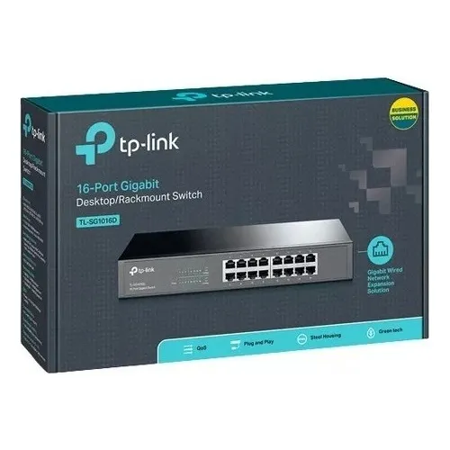 Switch 16 Portas 10/100/1000 Tl-sg1016d- Tp-link Foto 1
