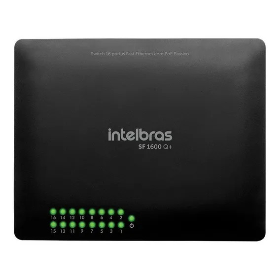Switch 16 Portas Poe Intelbras SF 1600 Q+ Foto 1
