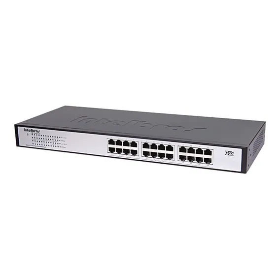 Switch 24 Portas Fast Ethernet Intelbras Sf 2400 Qr 10/100 Foto 1