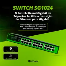 Switch 24 Portas Gigabit Strond Sg1024 Foto mini  2