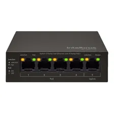 Switch 5 Portas Intelbras Fast Ethernet Sf 500 Poe Foto mini 2