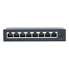 Switch 8 Portas Giga Suite De Rede Rj45 10/100/1000 Mbps Foto  mini 1