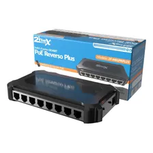Switch 8 Portas Poe Reverso Gigabit Plus 2f-n8gprplus 2flex Foto mini  3