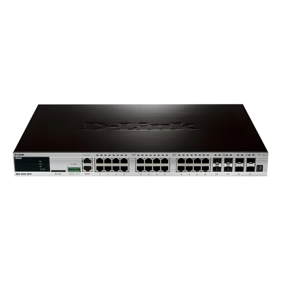 Switch D Link Gigabit 24 Portas Dgs-3420-28tc + 4 Sfp 10gb Foto 1