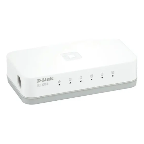 Switch Ethernet de 5 portas para desktop D-Link DES1005a 10/100 Foto 1