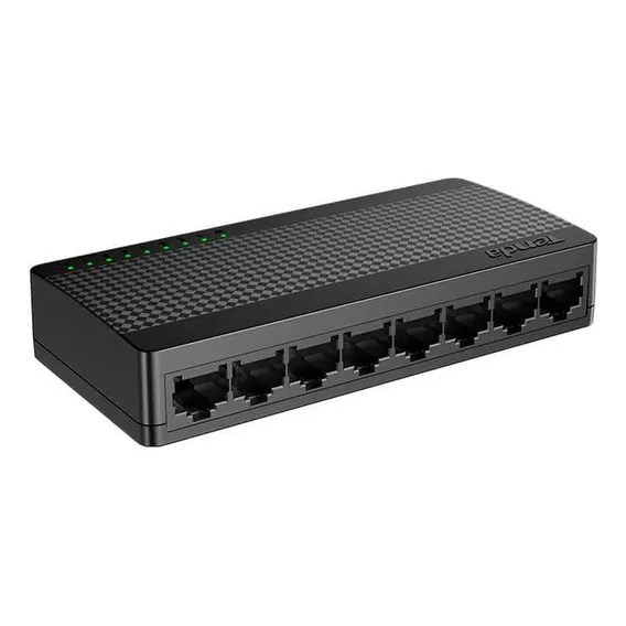 Switch Ethernet Gigabit Tenda Soho de 8 portas Black Speed Foto 1