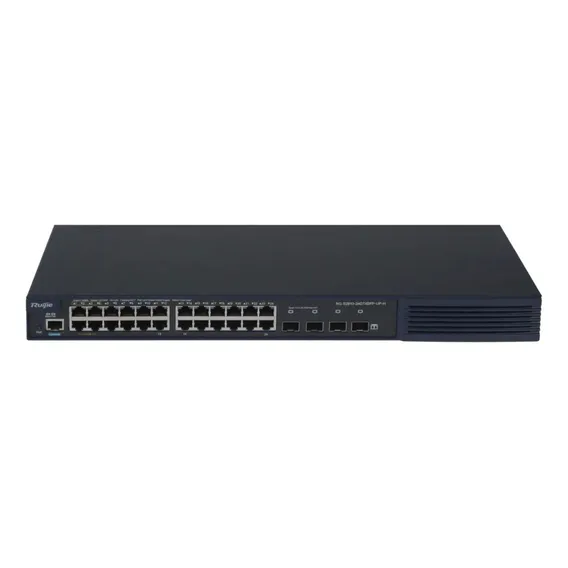 Switch Gerenciável 24 Portas Giga Poe + 4 Portas 1ge Sfp Foto 1