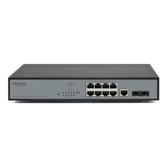Switch gerenciavel 8 portas giga SG 1002 MR L2+ Intelbras Foto 1