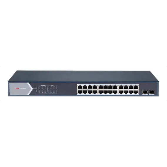 Switch Hikvision Ds-3e1526p-si 24 Portas PoE Giga 2 portas SFP Foto 1